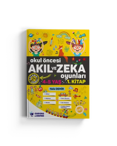 4-5 Yaş Akıl ve Zeka Oyunları 1.Kitap